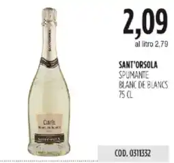 Carico Cash & Carry SANT'ORSOLA SPUMANTE BLANC DE BLANCS offerta