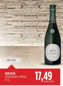 Carico Cash & Carry Berlucchi franciacorta vintage offerta