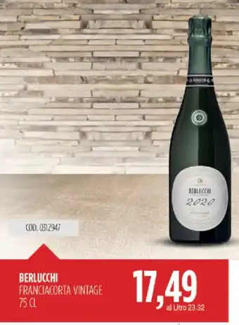 Berlucchi franciacorta vintage