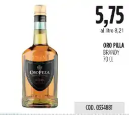Carico Cash & Carry Oro Pilla Brandy offerta