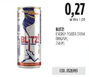 Carico Cash & Carry BLITZ! ENERGY POWER DRINK ORIGINAL offerta