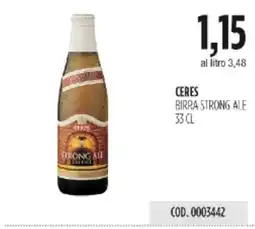 Carico Cash & Carry CERES BIRRA STRONG ALE offerta