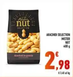 Conad Arachidi Selection Mister Nut offerta