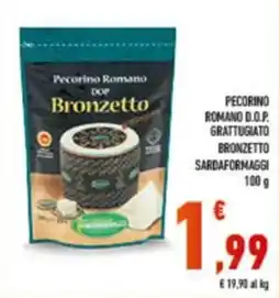 Conad Pecorino Romano DOP Bronzetto offerta