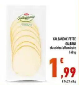 Conad Galbanone fette classiche/affumicate offerta