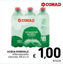 Spazio Conad CONAD ACQUA MINERALE effervescente naturale offerta