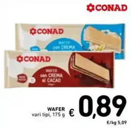 Spazio Conad CONAD WAFFER offerta