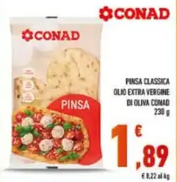 Conad Pinsa classica olio extra vergine di oliva Conad offerta