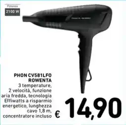 Spazio Conad PHON CV581LFO ROWENTA offerta