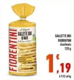 Conad Gallette bio di mais Fiorentini offerta
