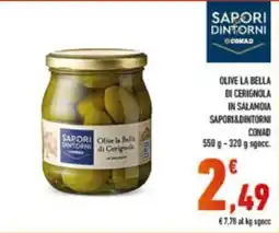Conad Sapori Dintorni Olive la Bella di Cerignola offerta
