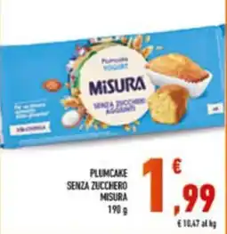 Conad Plumcake Yogurt Misura offerta