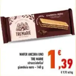 Conad WAFFER ANCORA UNO TRE MARIE offerta