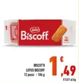 Conad Biscotti Lotus Biscoff offerta