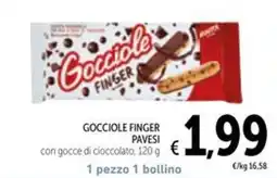 Spazio Conad Gocci ole Finger Pavesi offerta