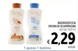 Spazio Conad Bagnodoccia spuma di sciampagna offerta