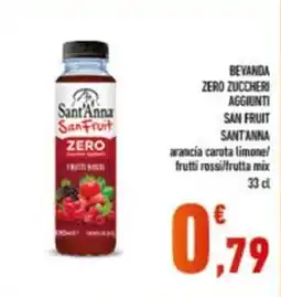 Conad SanAnna SanFruit ZERO offerta