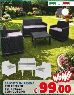 Casa & Co SALOTTO IN RESINA offerta