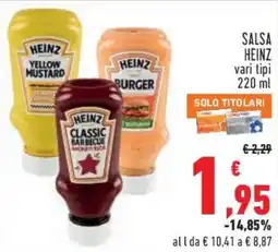 Conad City Salsa Heinz offerta