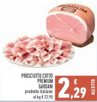 Conad City Prosciutto Cotto Premium Gardani offerta