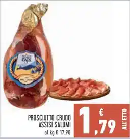 Conad City Prosciutto Crudo Assisi Salumi offerta