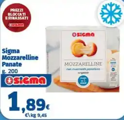 Ok Sigma Sigma Mozzarelline Panate offerta