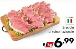 Maxi Supermercati Bracole di suino nazionale offerta