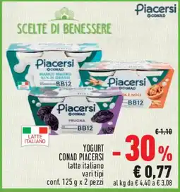 Conad City YOGURT CONAD PIACERSI offerta
