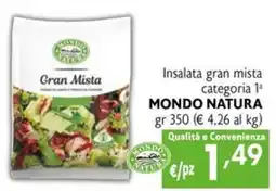 Maxi Supermercati Insalata gran mista MONDO NATURA offerta