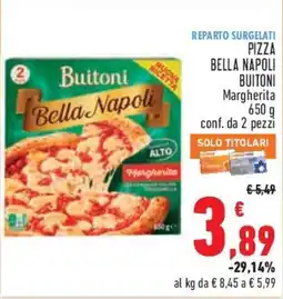 Conad City Buitoni Bella Napoli Margherita offerta