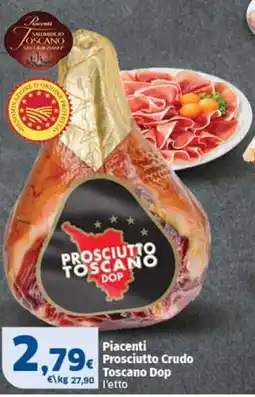 Ok Sigma Piacenti Prosciutto Crudo Toscano Dop offerta