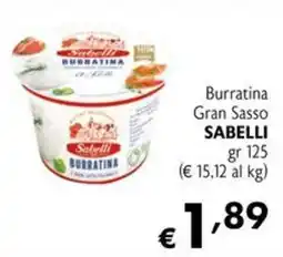 Maxi Supermercati Burattina Gran Sasso SABELLI offerta