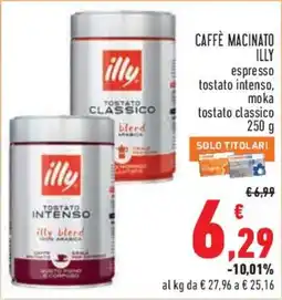 Conad City Caffè macinato illy offerta