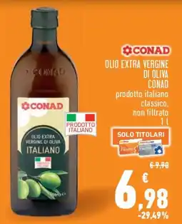 Conad City OLIO EXTRA VERGINE DI OLIVA CONAD offerta