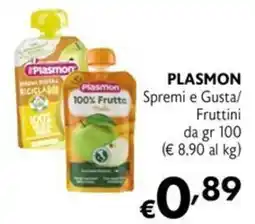 Maxi Supermercati Plasmon Spremi e Gusta/ Fruttini offerta