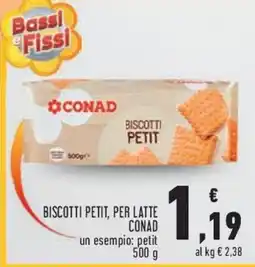 Conad City Biscotti Petit CONAD offerta
