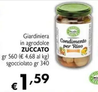 Maxi Supermercati Giardiniera in agrodolce ZUCCATO offerta