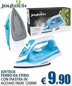 Casa & Co JOYTECK FERRO DA STIRO CON PIASTRA IN ACCIAIO INOX 1200W offerta