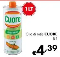 Maxi Supermercati Olio di mais CUORE offerta