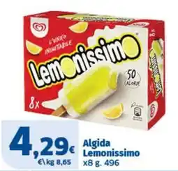 Ok Sigma Algida Lemonissimo offerta
