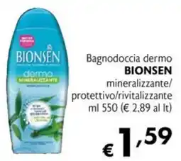 Maxi Supermercati Bionsen Bagnodoccia dermo mineralizzante/protettivo/rivitalizzante offerta
