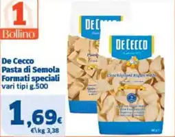 Ok Sigma De Cecco Pasta di Semola offerta