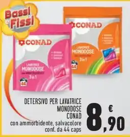 Conad City Detersivo per lavatrice monodose CONAD offerta