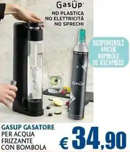 Casa & Co Gasup Gasatore Per Acqua Frizzante Con Bombola offerta