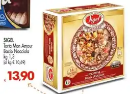 Despar SIGEL Torta Mon Amour Bacio Nocciola offerta