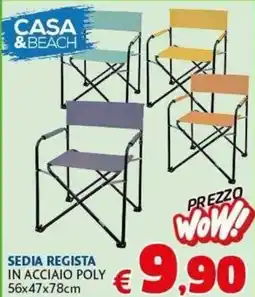 Casa & Co CASA & BEACH SEDIA REGISTA offerta