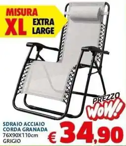 Casa & Co SDRAIO ACCIAIO CORDA GRANADA offerta