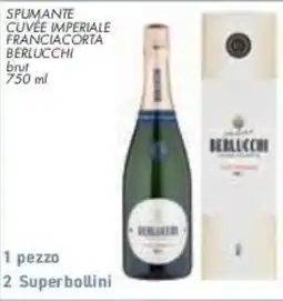 Conad City Spumante cuvée imperiale franciacorta berlucchi offerta
