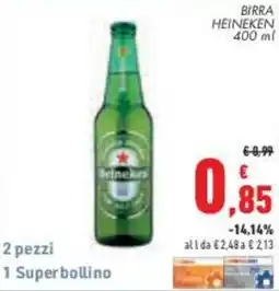 Conad City Birra Heineken offerta
