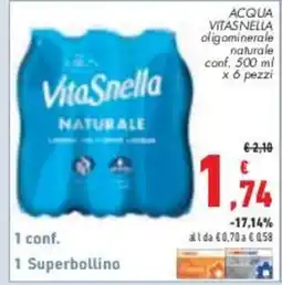 Conad City VitaSnella NATURALE offerta